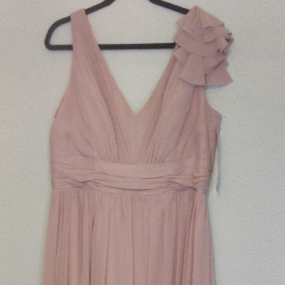 Alfred Angelo Blush One Shoulder Dress